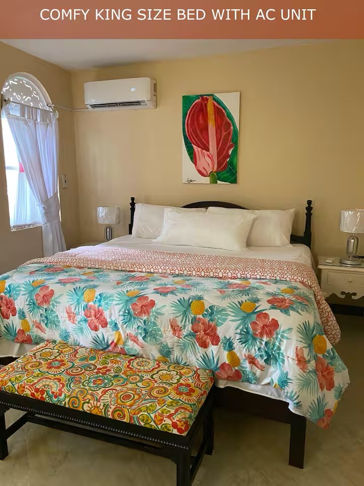 Bedroom with king bed