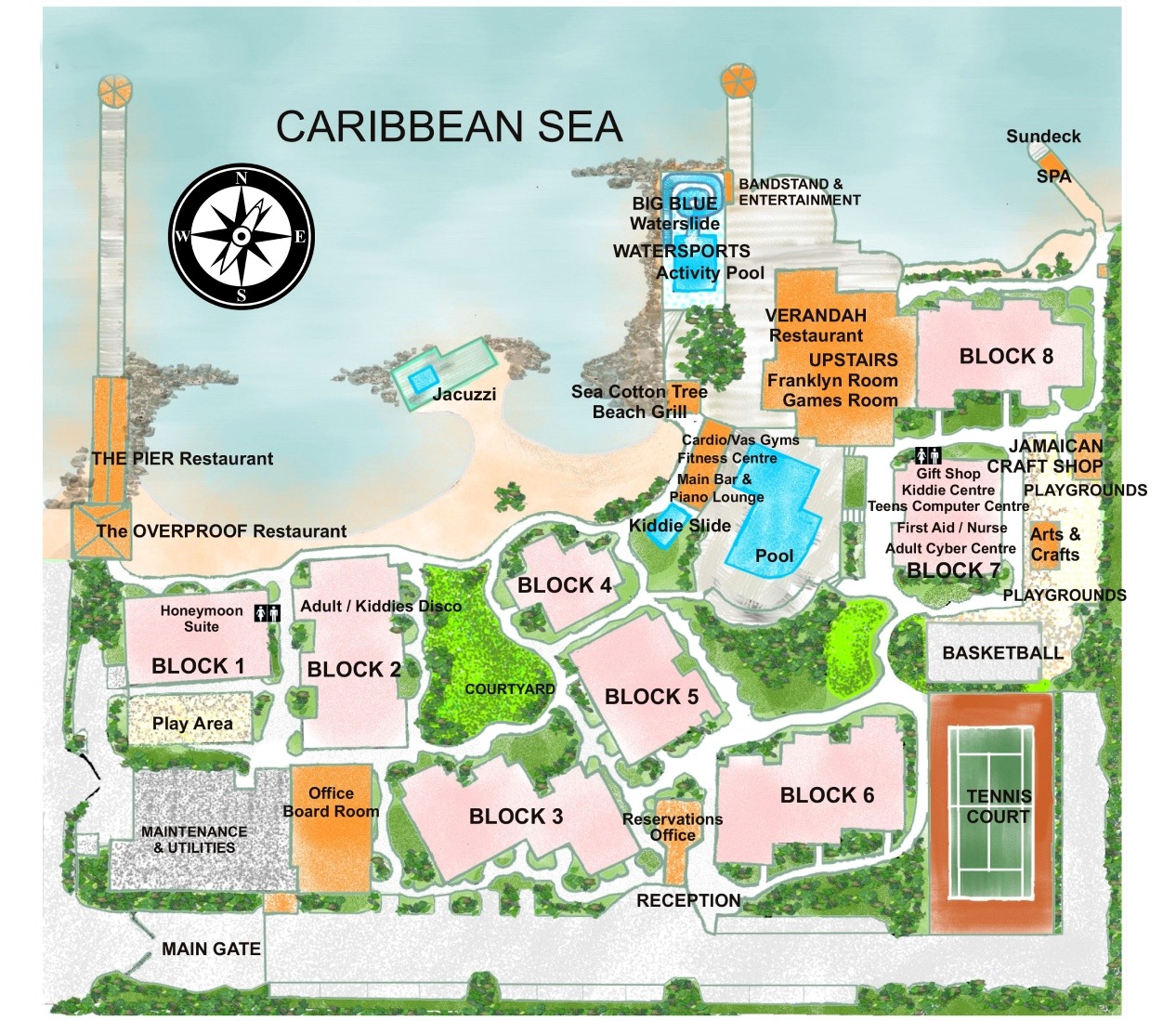 Franklyn D Resort and Spa interactive property map